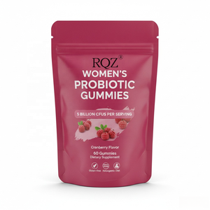 महिलाओं के प्रोबायोटिक गुम्मीज़ 5 बिलियन सीफस-क्रैनबेरी स्वाद-ओएम निजी लेबल-ग्लूटेन-मुक्त केटोजेनिक पीएच संतुलन समर्थन - Product Image 2