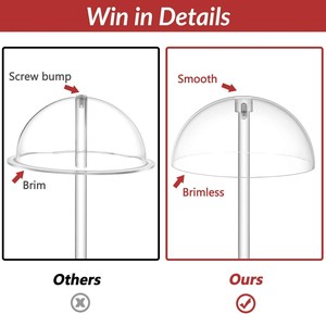 Soporte <span class=keywords><strong>de</strong></span> exhibición <span class=keywords><strong>de</strong></span> sombrero <span class=keywords><strong>de</strong></span> acrílico transparente Soporte <span class=keywords><strong>de</strong></span> sombrero abovedado <span class=keywords><strong>de</strong></span> encimera ajustable en altura para gorras <span class=keywords><strong>de</strong></span> béisbol Vaquero - Product Image 3