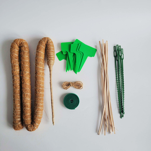 Monstera ชุดเสามอสสำหรับปลูกต้นไม้ทำจากใยมะพร้าวแบบงอได้เสามอสธรรมชาติสำหรับพืชใช้ในสวน - Product Image 3