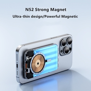 Nueva llegada 10000mAh banco de energía magnética Cable incorporado PD 20W rápido 15W banco de energía inalámbrico para reloj <span class=keywords><strong>Iwatch</strong></span> Android - Product Image 5