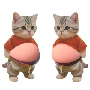 Autocollants 3D créatifs en TPR en forme de chat, <span class=keywords><strong>ventre</strong></span> bombé, anti-stress, cadeaux amusants pour les 14 ans et plus, modèle D109-2, unisexe - Product Image 4