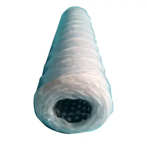 20 inch Degreasing Cotton Fiberglass String Wound Water Filter Cartridge for Water Treatment