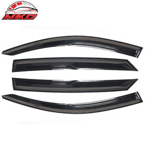 Pour Hyundai Elantra 21-25 N Sedan, visières de fenêtre style Mugen à coller, 4 pièces, en acrylique - Product Image 6