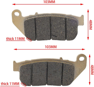 Pastiglie Freno Sinterizzate FA381 Grado HH per Sportster XL 1200 <span class=keywords><strong>R</strong></span> <span class=keywords><strong>V</strong></span> 883 XL1200 XL883 - Product Image 3