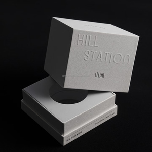 Custom Designed Luxury Cardboard Paper Box Embossed Logo Reusable Packaging for Candle Skincare <b>Socks</b> <b>Fur</b> Suitcase Shape Rigid - Product Image 1