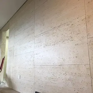 Amostra livre de novo estilo flexível telha travertine para parede exterior em preço baixo