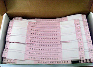 Pulseras de Identificación Médica para Bebés, de PVC, para Escribir, para Hospitales, para Identificación - Product Image 6