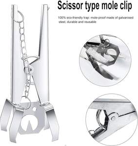 Ciseaux en acier métallique efficaces à semi-conducteurs Pièges à taupes Jardin extérieur écologique et sûr pour enfants et animaux de compagnie - Product Image 3