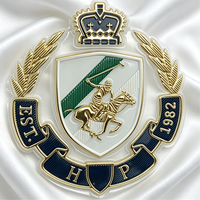 Étiquette thermocollante personnalisée en TPU métallique, badges de logo 3D gaufrés de qualité supérieure, patchs thermocollants de luxe pour l'image de marque des vêtements