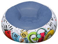Canapé paresseux portable Eco-PVC 11 styles avec pompe à pied pour le temps libre en plein air chaise longue pliable canapé pouf gonflable