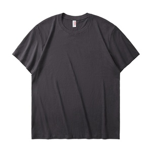 Camiseta de Algodón Puro con Estampado Personalizado, Manga Corta, Hombros Caídos, Corte Holgado, para Adultos y Niños, Publicitaria, Lisa, Cultural - Product Image 3