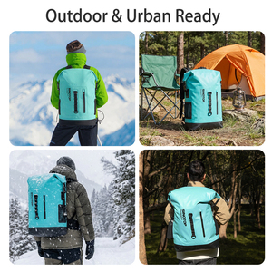 SINOTOP Premium 500D PVC Outdoor Sports Backpack 30L Waterproof Trekking Bag Heavy Duty Multifunctional <strong>Camping</strong> <strong>Hiking</strong> - Product Image 6