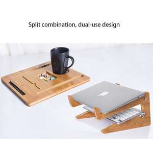 Vente en gros Support pour écran d'ordinateur en bambou Support pour moniteur de qualité supérieure - Product Image 3