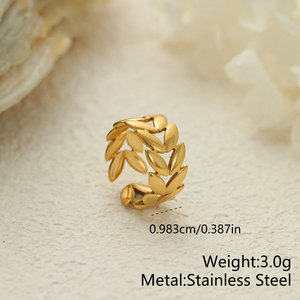 Anillo Vintage Personalizado para Hombre, Hipoalergénico, de Acero Inoxidable que no se Deslustra, Anillo de Compromiso Chapado en Oro de 14k y 18k para Hombre y Mujer - Product Image 6