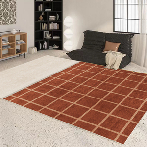 Tapis d'échiquier médiéval français salon chambre avancée couverture de lit canapé tapis de sol - Product Image 5