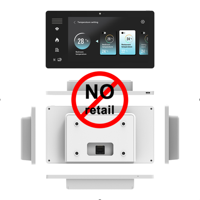 Customize No Retail 7 8 10 Inch Android Tablet RJ45 POE Wall Mount Touch Screen Panel Tuya ZigBee Fire Alarm Control Panel