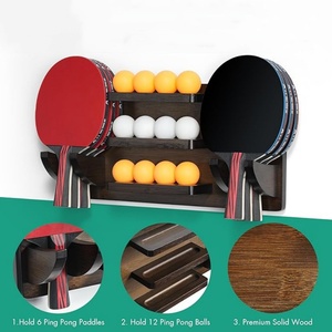 Supporto da Parete per Racchette da <span class=keywords><strong>Ping</strong></span> <span class=keywords><strong>Pong</strong></span>, Espositore in Legno per Racchette da Tennis da Tavolo, Organizzatore per Accessori da <span class=keywords><strong>Ping</strong></span> <span class=keywords><strong>Pong</strong></span> - Product Image 4