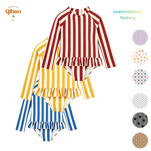 <span class=keywords><strong>Maillot</strong></span> <span class=keywords><strong>de</strong></span> <span class=keywords><strong>bain</strong></span> pour filles à manches longues avec imprimé rayé personnalisé UPF 50+, <span class=keywords><strong>maillot</strong></span> <span class=keywords><strong>de</strong></span> <span class=keywords><strong>bain</strong></span> pour enfants à volants, <span class=keywords><strong>maillot</strong></span> <span class=keywords><strong>de</strong></span> <span class=keywords><strong>bain</strong></span> pour tout-petits, vêtements <span class=keywords><strong>de</strong></span> plage - Product Image 1