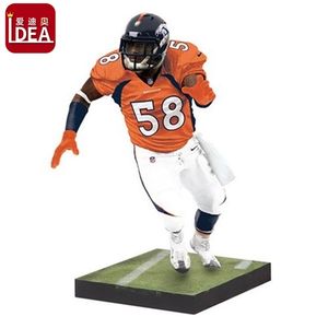 Figurines de football en plastique, vente en gros, 9 pièces, en résine, prix d'usine - Product Image 5