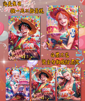SHUOKA One Piece Collection Cartes Booster Box Anime Japonais Nami Luffy Zoro Cartes à Jouer Cadeaux pour Enfants