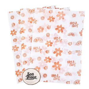 17g/30g/60g/80g sıcak satmak özel Logo baskı hediye kağıt sarma çiçek ambalaj kağıdı - Product Image 1