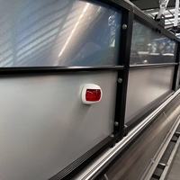 Bateau Tritoon de luxe à deux étages de 27 pieds avec toboggan Bateau à passagers électrique pour la dérive et la pêche Vente directe de Chine