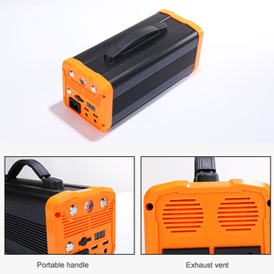 แบตเตอรี่ลิเธียมโพลิเมอร์ขายดี 100-240V AC 19V พลังงานแสงอาทิตย์และลม DC Input 300Wh 60Ah กันน้ำ พกพาสะดวก กำลังไฟ 300W Output - Product Image 4