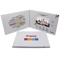 Brochures vidéo LCD de 7 pouces et 10 pouces