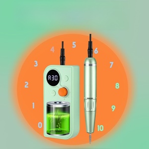 เครื่องเจาะเล็บไฟฟ้า2400mAh ชาร์จได้ไร้สายตะไบเล็บไฟฟ้า30000rpm - Product Image 4