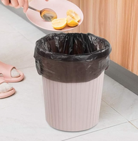Sacs poubelles de jardin en plastique noir imperméables XL personnalisables, robustes et jetables, en rouleau, vente en gros