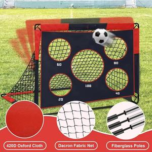 TuoLian Nuevo Portería <span class=keywords><strong>de</strong></span> Fútbol Plegable Portátil 120x90x90cm Desmontable 2 en 1 <span class=keywords><strong>para</strong></span> Adolescentes - Marco <span class=keywords><strong>de</strong></span> Portería <span class=keywords><strong>de</strong></span> Fútbol <span class=keywords><strong>para</strong></span> Exteriores - Product Image 2