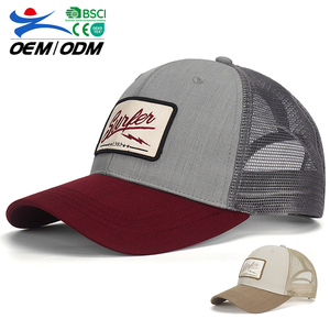 Unisex Summer Fashion Baseball Cap New Arrival Custom Embroidered Cotton <b>Mesh</b> Common 6-Panel Adjustable <b>Plastic</b> Buckle Sports - Product Image 1