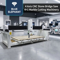 Scie à pont CNC haute performance 4+1 axes pour marbre, quartzite, granit et pierre, à vendre