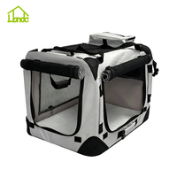 Cama Plegable Personalizable para Perros y Gatos, Transportín de Viaje Transpirable con Marco Metálico y Malla Antideslizante