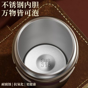 Bouteille d'eau isotherme en acier inoxydable 2025 grande capacité avec bouchon à paille pour usage extérieur et automobile - Product Image 3