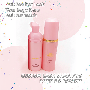 Shampoo professionnel pour extensions de cils <span class=keywords><strong>Chantilly</strong></span>, formule végane en mousse avec brosse, kit concentré en flacon privé - Product Image 1