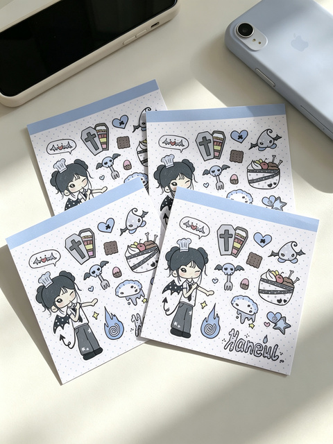 Custom Promotional Personalized Die Cut Vinyl Phone Sticker Sheet Luxury Print Waterproof Stickers