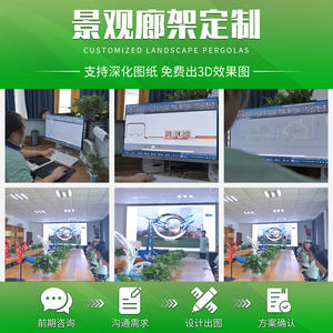 Gazebo en acier inoxydable personnalisé par le fabricant, design sculpté, surface incurvée irrégulière, style combiné, aménagement paysager extérieur - Product Image 2