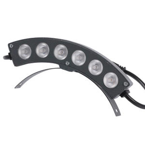 6W18W coloré ondulé lumière IP65 étanche extérieur <span class=keywords><strong>multicolore</strong></span> <span class=keywords><strong>Led</strong></span> spot lumière jardin aménagement paysager coloré anneau arbre lampe - Product Image 5