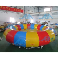 Aqua Twister, bateau gonflable à gyroscope, bateau à traînée gonflable, bateau disco motorisé, jouet aquatique à vendre