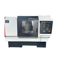 Tour CNC horizontal miniature AWR26L pour réparation de roues, système de commande GSK, état neuf, doté de moteur, engrenages et cœur PLC