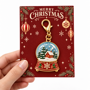 Factory Wholesale Personalized Custom Zinc Alloy Christmas Metal Keychain Cute enamel Keychain <b>for</b> Souvenir Gifts - Product Image 2