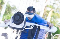 Simulador de Vuelo Dinámico de 360 Grados, VR, Movimiento de Vuelo, Uso en Parques de Atracciones Comerciales Interiores, Material de Metal y Plástico, 1 Jugador