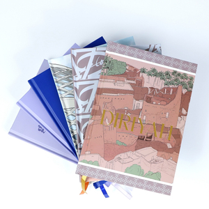 Fabricant de carnets à couverture rigide personnalisés avec motifs floraux imprimés, carnets à couverture rigide pour le printemps, design vierge, créez vos propres carnets - Product Image 4