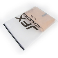 Chaussettes personnalisées imprimées en couleur, en matériau CPE de marque FDX, imperméables, refermables, à glissière, auto-scellantes, givrées