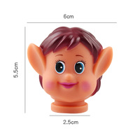 Weihnachtliche Gummipuppen-Kopfdekoration mit Langen Beinen Spielzeugzubehör Großhandel