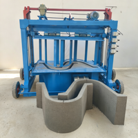 Machine manuelle de fabrication de briques creuses avec une structure simple pour les petits fabricants de briques