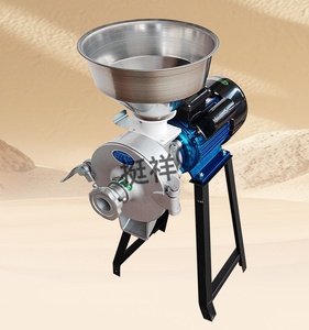 Hot-Selling Aluminum Head Powder <strong>Grinder</strong> Home Wheat Flour Mill Grain Grinding Machine Steel &amp; <strong>Sand</strong> Disc Dual Purpose Flour Mill - Product Image 1