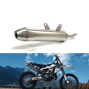 Bulls Motor 2 colpi silenziatore di scarico per KTM 250 XC-W/300XC-W 250EXC/30 EXC 250SX /300SX 2024 off road slip-on di scarico - Product Image 1