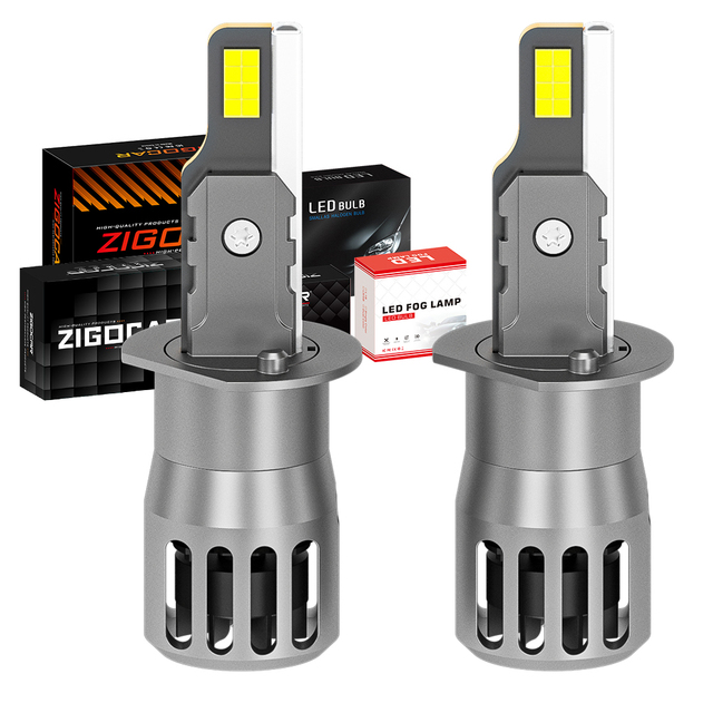 New Custom Auto Car Led Headlights IP67 Waterproof H11 H1 Automotive Led Bulb 70W 7000Lm 6000K Universal Fitment Powerful Road